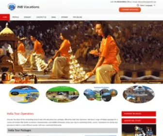 Inbvacations.com(India Tour Operators) Screenshot