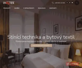 Inbytex.cz(Stínící technika a bytový textil) Screenshot