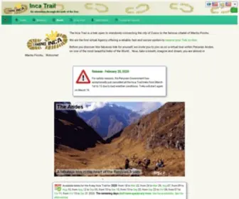 Inca-Trail.com.pe(Inca Trail) Screenshot