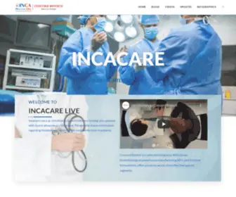 Incacare.live(Home) Screenshot