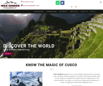 Incacondor.com(Cusco travel agency) Screenshot