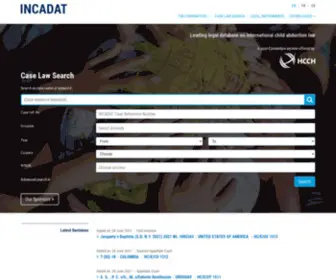 Incadat.com(INCADAT) Screenshot