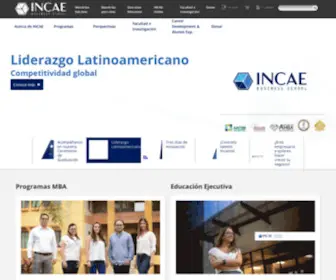 Incae.edu(La mejor escuela de negocios de Latinoamérica) Screenshot