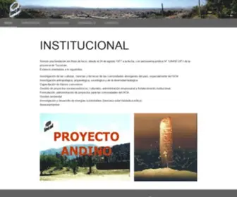 Incai.org(Fundación) Screenshot