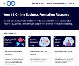 Incandgo.com(Inc and Go) Screenshot