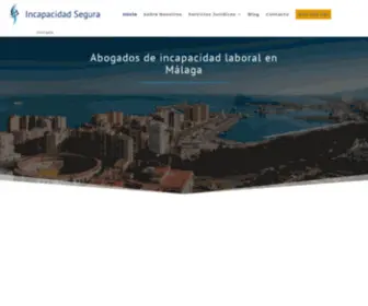 Incapacidadsegura.com(▷ Mejores Abogados de Incapacidad en Málaga) Screenshot