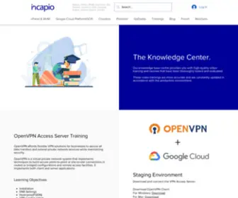 Incapio.com(Free Online Courses and Trainings) Screenshot