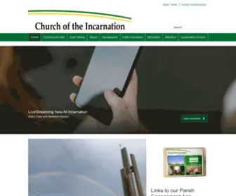 Incarnation-Parish.com(Incarnation Catholic Parish) Screenshot