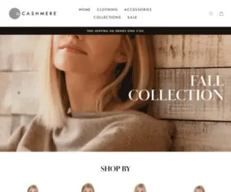 Incashmere.com(100% Pure Cashmere Luxury At Its Finest) Screenshot