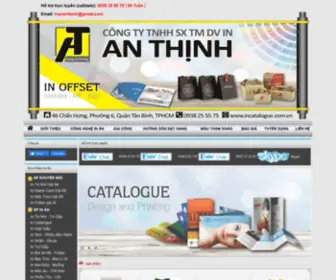 Incatalogue.com.vn(In tờ rơi) Screenshot