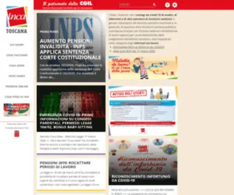 Incatoscana.it(Patronato INCA Toscana) Screenshot