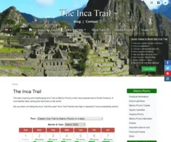 Incatrail-Peru.com(Everything you want to know about the most legendary hike) Screenshot