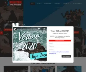 Incatrekperu.com(Incatrek Site) Screenshot