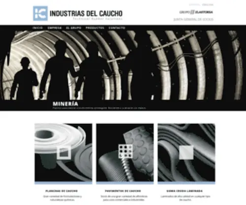 Incaucho.com(Industrias del Caucho) Screenshot