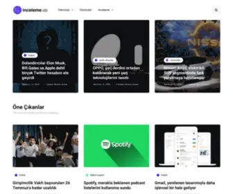 Inceleme.co(Teknoloji Haber ve) Screenshot