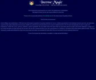 Incensemagic.co.uk(Incense Magic Ltd) Screenshot