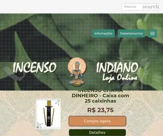 Incensoindiano.com(Incenso Indiano) Screenshot