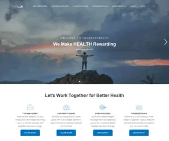 Incentahealth.com(We Make HEALTH Rewarding) Screenshot