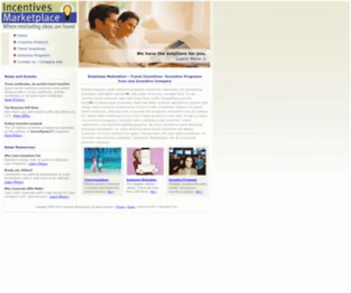 Incentivesmarketplace.com(Incentives Marketplace) Screenshot