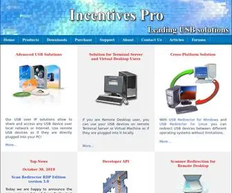 Incentivespro.com(USB Redirector) Screenshot