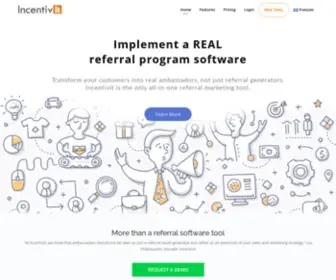 Incentivit.com(Referral Program Software) Screenshot