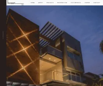 Incepptthedesignstudio.com(Best Residential Architect And Interior Designer In Surat) Screenshot