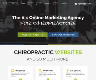 Inception-Chiropractic-Websites.com(Best Chiropractic Websites 2022) Screenshot