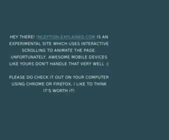 Inception-Explained.com(Inception Explained) Screenshot