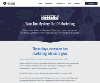 Inceptionmarketing.com(IMVT Registration) Screenshot