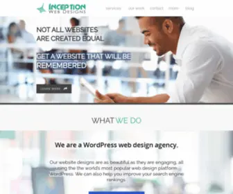 Inceptionwebdesigns.com(Professional Web Design Services) Screenshot