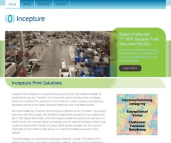 Incepture.com(Staffing Agency) Screenshot