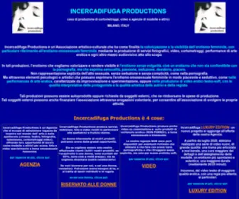 Incercadifuga.it(INCERCADIFUGA PRODUCTIONS) Screenshot