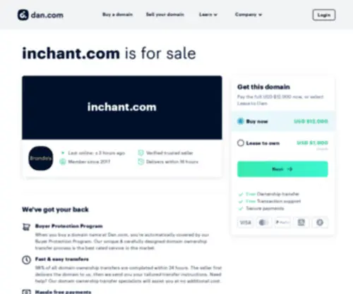 Inchant.com(Inchant) Screenshot