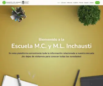 Inchaustinet.com(Escuela M.C) Screenshot