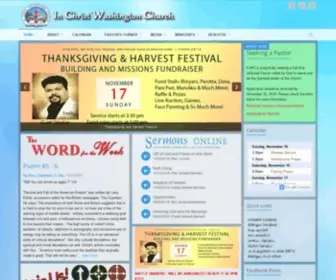 Inchristwc.org(In Christ Tamil Church) Screenshot