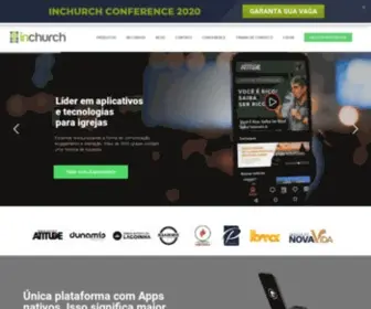 Inchurch.com.br(Líder em Aplicativos e Sites para Igrejas) Screenshot