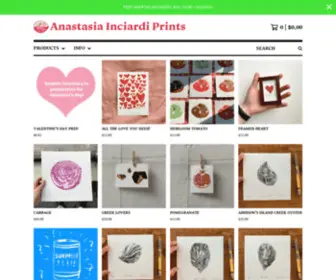 Inciardiprints.com(Anastasia Inciardi Prints) Screenshot
