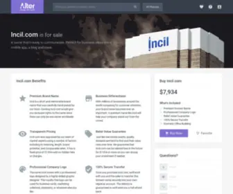 Incil.com(A name that's ready to communicate. Perfect for business ideas like a consulting service) Screenshot