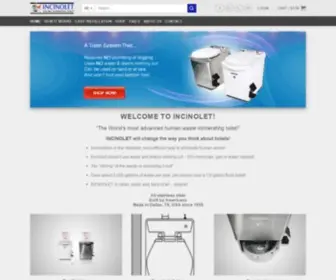 Incinolet.com(Official Home of the Electric Incinerating Toilet) Screenshot