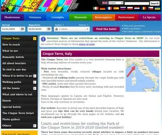 Incinqueterre.com(Most detailed website about the Cinque Terre (the Five Lands)) Screenshot