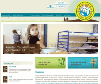 Inciraltianaokulu.com(İzmir İnciraltı Montessori Anaokulu) Screenshot