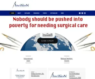 Incisionetwork.org(International Student Surgical Network) Screenshot
