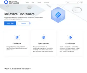 Inclavare-Containers.io(Inclavare Containers) Screenshot