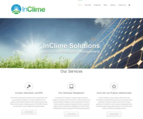 Inclimesolutions.com(InClime) Screenshot