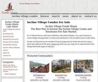 Inclinevillagecondomania.com(Incline Village Condos For Sale) Screenshot