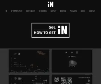 Inclubbaku.com(Development of the city through the electronic scene) Screenshot