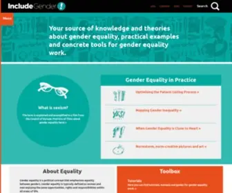 Includegender.org(Include Gender) Screenshot