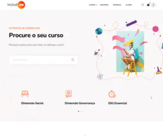 Includ.me(A primeira plataforma EAD focada em sustentabilidade) Screenshot