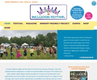 Inclusionfestival.com(Online Festival) Screenshot