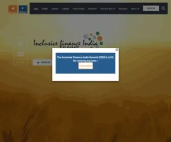 Inclusivefinanceindia.org(Inclusive Finance India) Screenshot